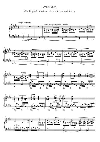 Ave Maria pour piano
